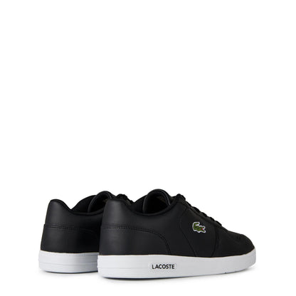Black-White - Pack Shot - Lacoste Mens Leather Trainers