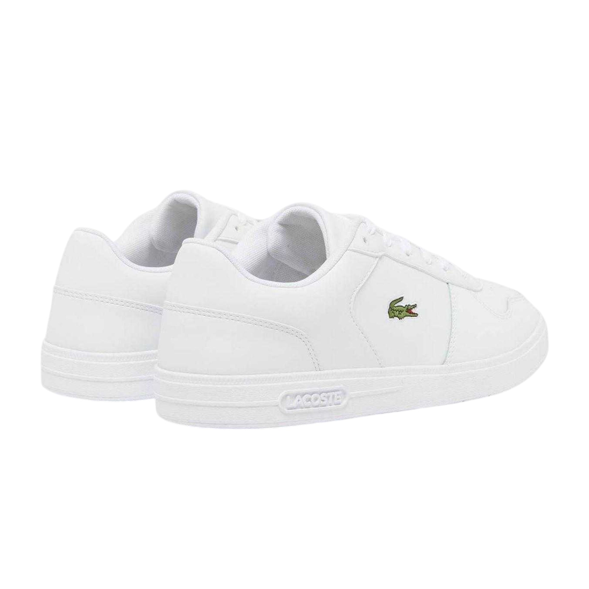White - Back - Lacoste Mens Leather Trainers