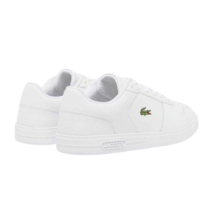 White - Back - Lacoste Mens Leather Trainers