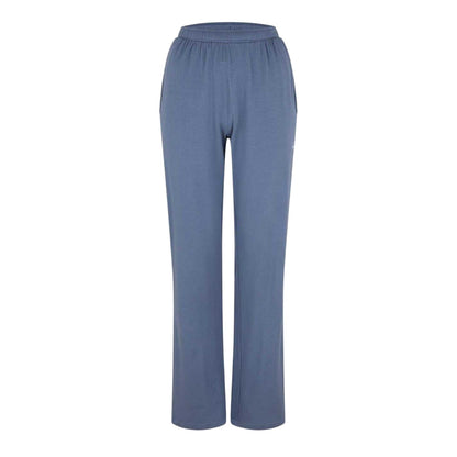 Dusky Blue - Front - Jack Wills Womens-Ladies Wide Leg Joggers