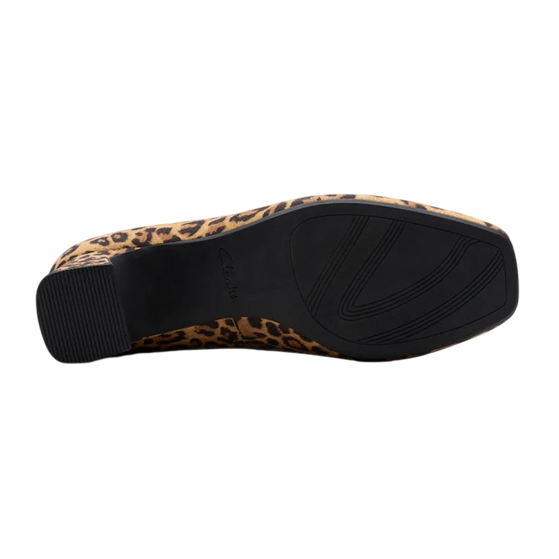Leopard - Lifestyle - Clarks Womens-Ladies Fernie Leopard Print Court Shoes