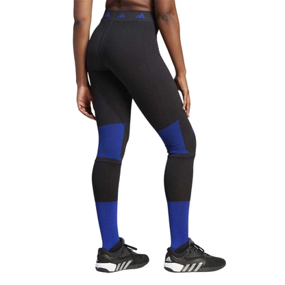 Black - Back - Adidas Womens-Ladies Techfit Leggings
