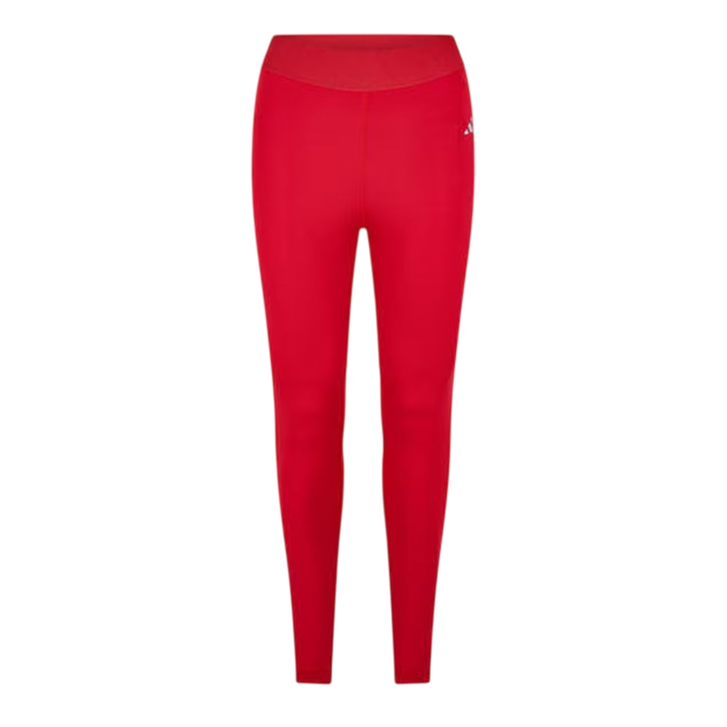 Red - Front - Adidas Womens-Ladies Bar Logo Mid Rise Leggings