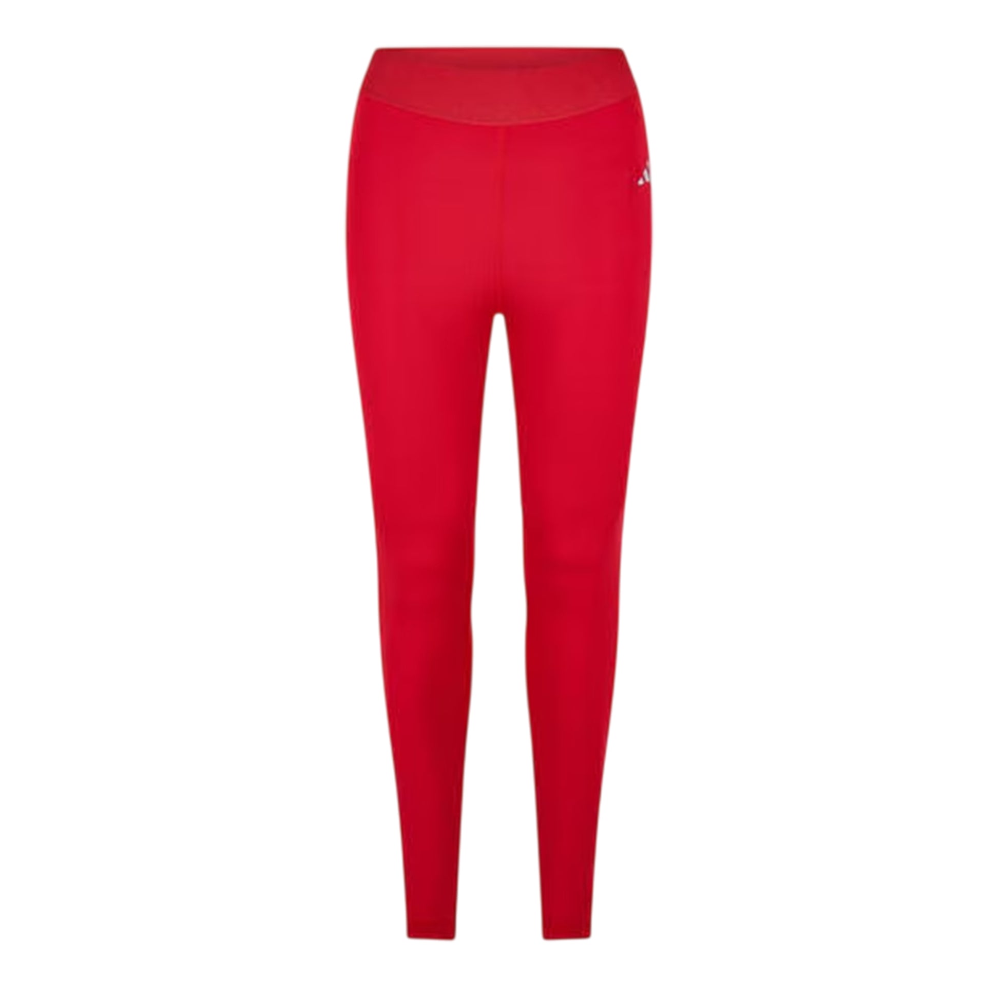 Red - Front - Adidas Womens-Ladies Bar Logo Mid Rise Leggings