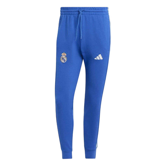 Blue - Front - Adidas Mens Real Madrid CF Tracksuit Bottoms