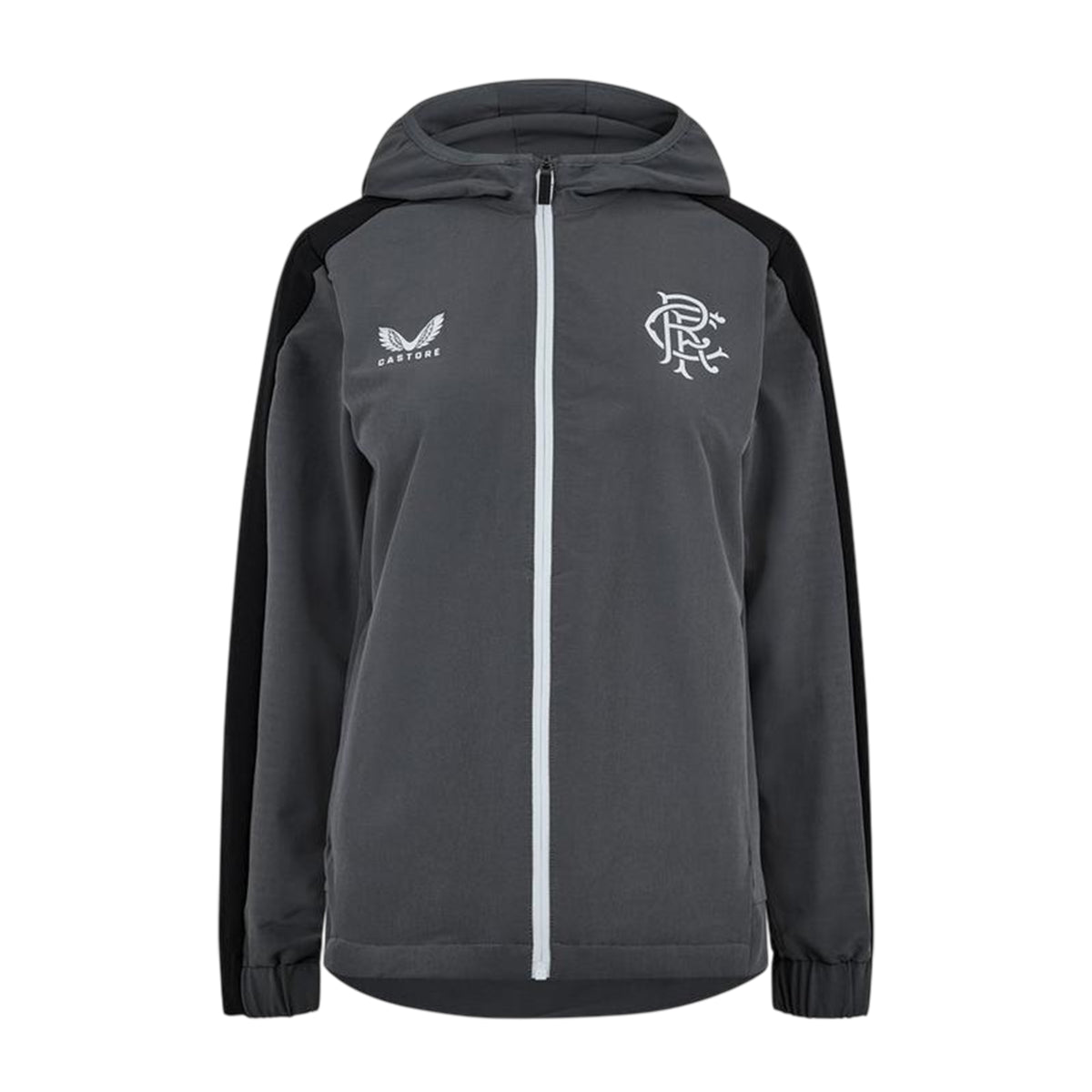 Iron Gate - Front - Castore Womens-Ladies Rangers FC Relaxed Fit Windbreaker
