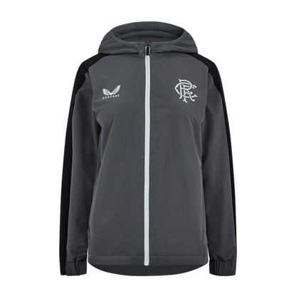 Iron Gate - Front - Castore Womens-Ladies Rangers FC Relaxed Fit Windbreaker