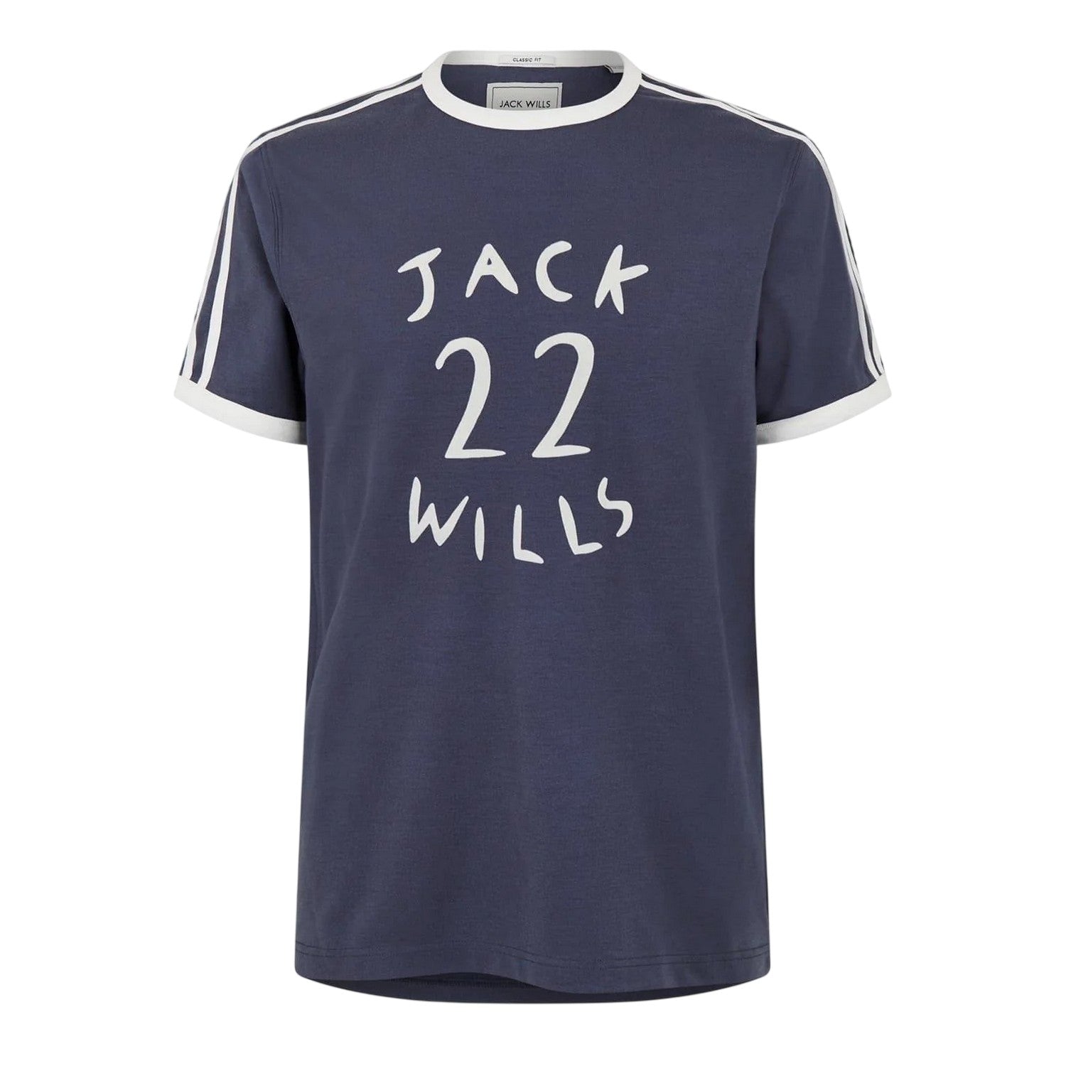 Night Sky - Front - Jack Wills Mens 22 Crew Neck T-Shirt