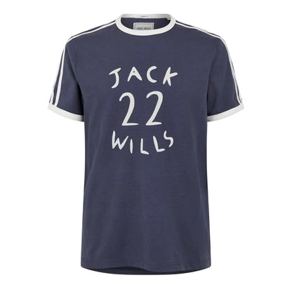 Night Sky - Front - Jack Wills Mens 22 Crew Neck T-Shirt