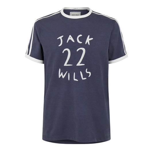Night Sky - Front - Jack Wills Mens 22 Crew Neck T-Shirt