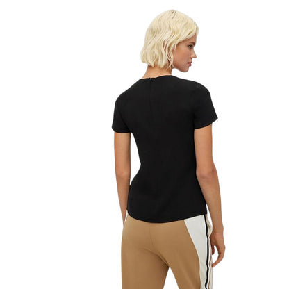 Black - Back - Boss Womens-Ladies Crew Neck Regular T-Shirt