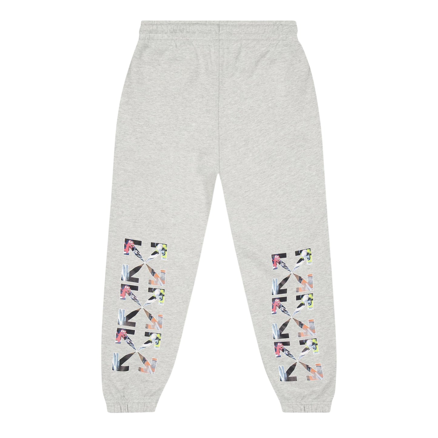 Grey - Back - Off White Childrens-Kids Logo Joggers