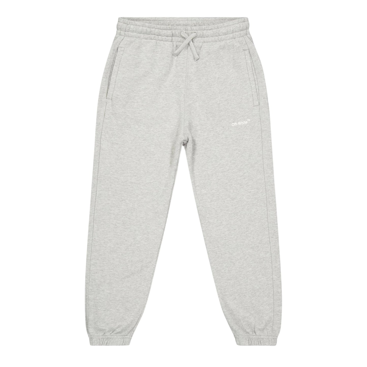 Grey - Front - Off White Childrens-Kids Logo Joggers