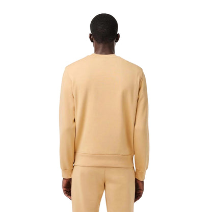 Natural - Back - Lacoste Mens Signature Classic Sweatshirt