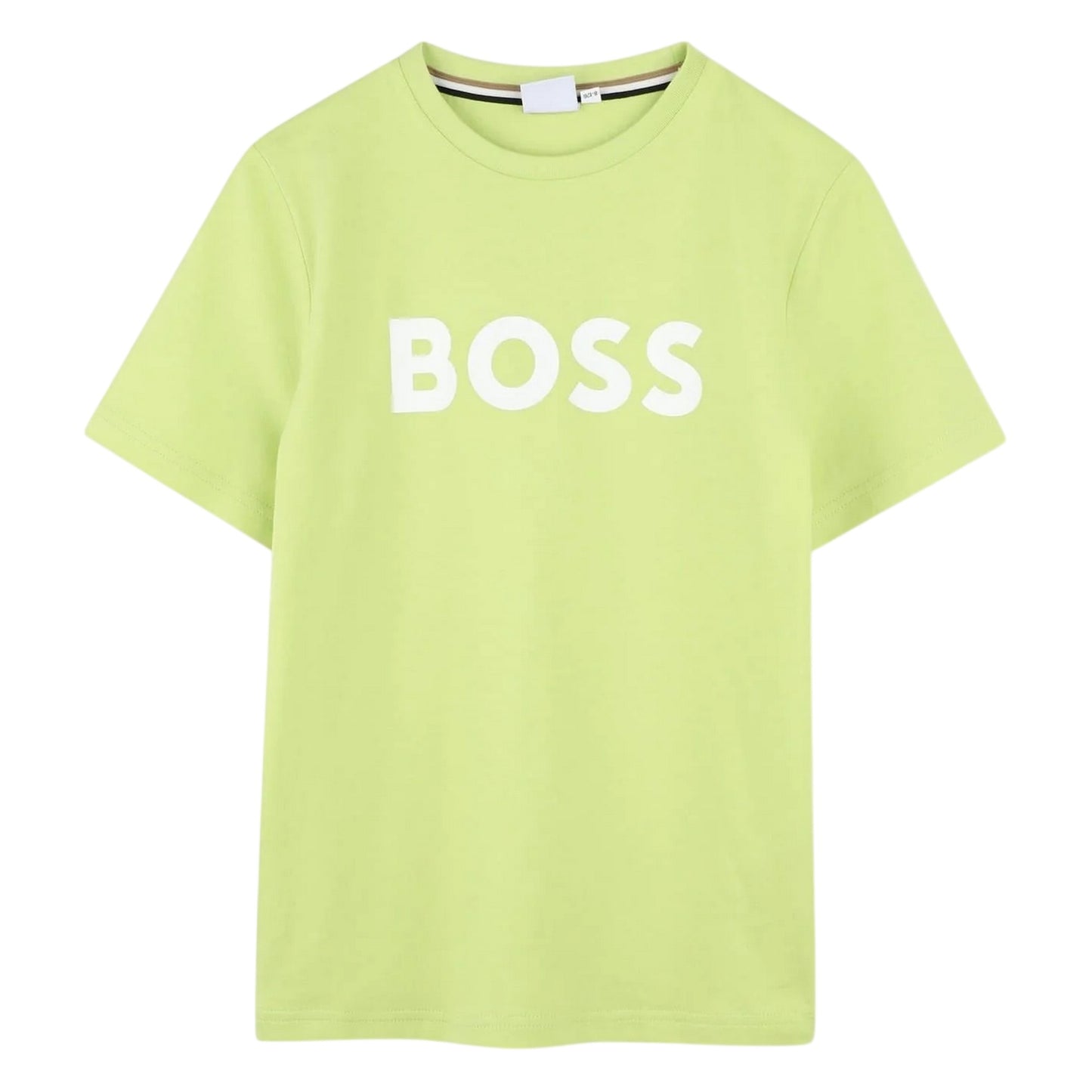 Apple Green - Front - Boss Childrens-Kids Logo T-Shirt