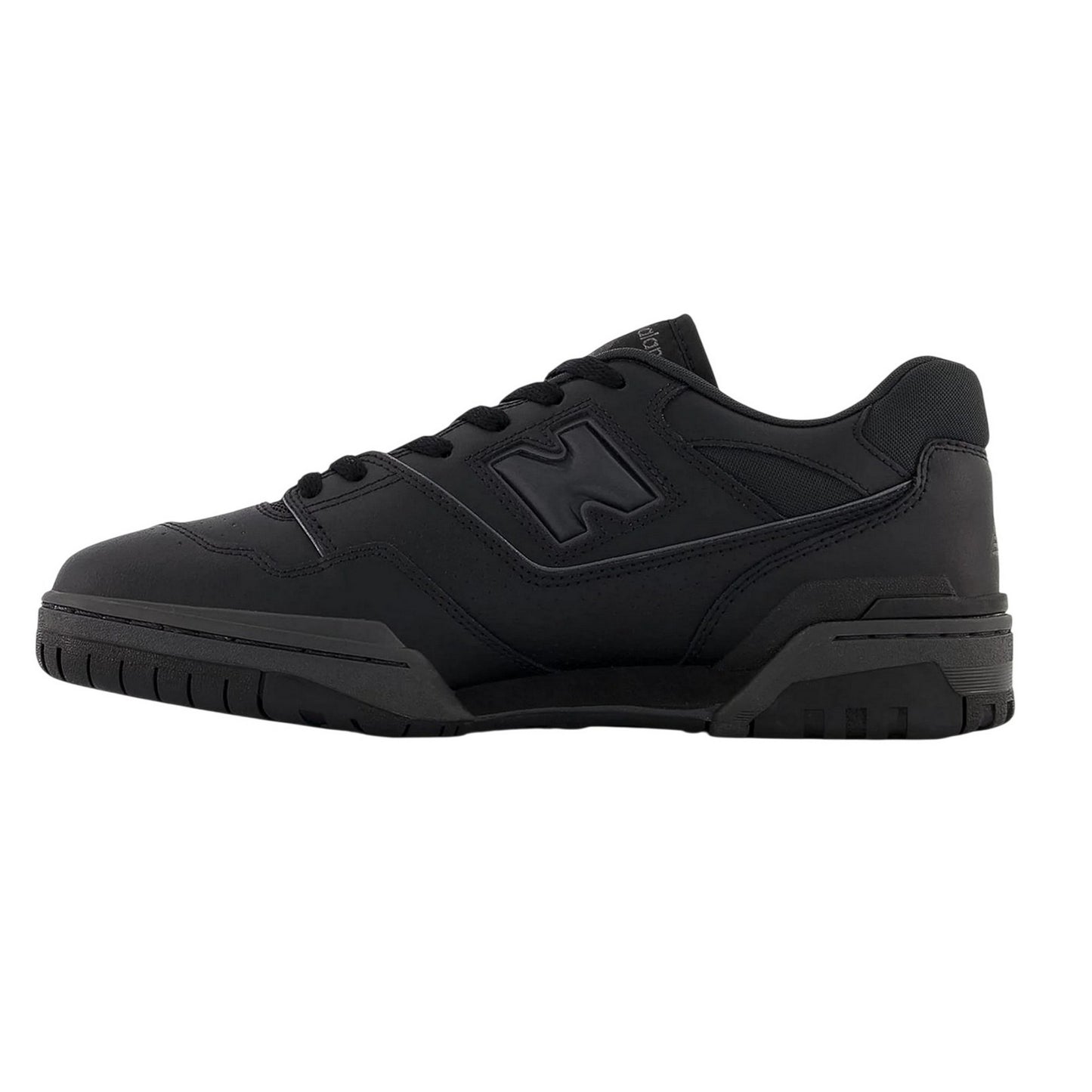 Black - Back - New Balance Mens BB550 Leather Trainers