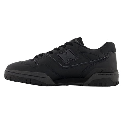 Black - Back - New Balance Mens BB550 Leather Trainers