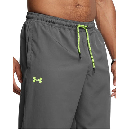 Grey - Side - Under Armour Mens Icon Legacy Relaxed Fit Jogging Bottoms