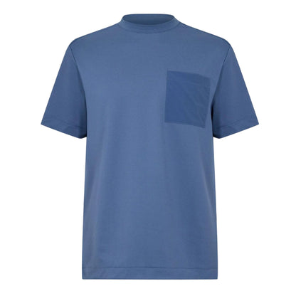 Blue - Front - Boss Unisex Adult P Taut Pocket T-Shirt