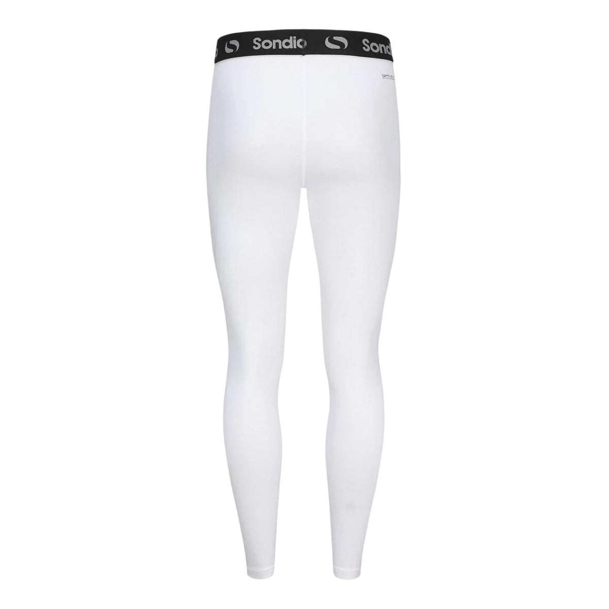 White - Back - Sondico Mens Core Tights