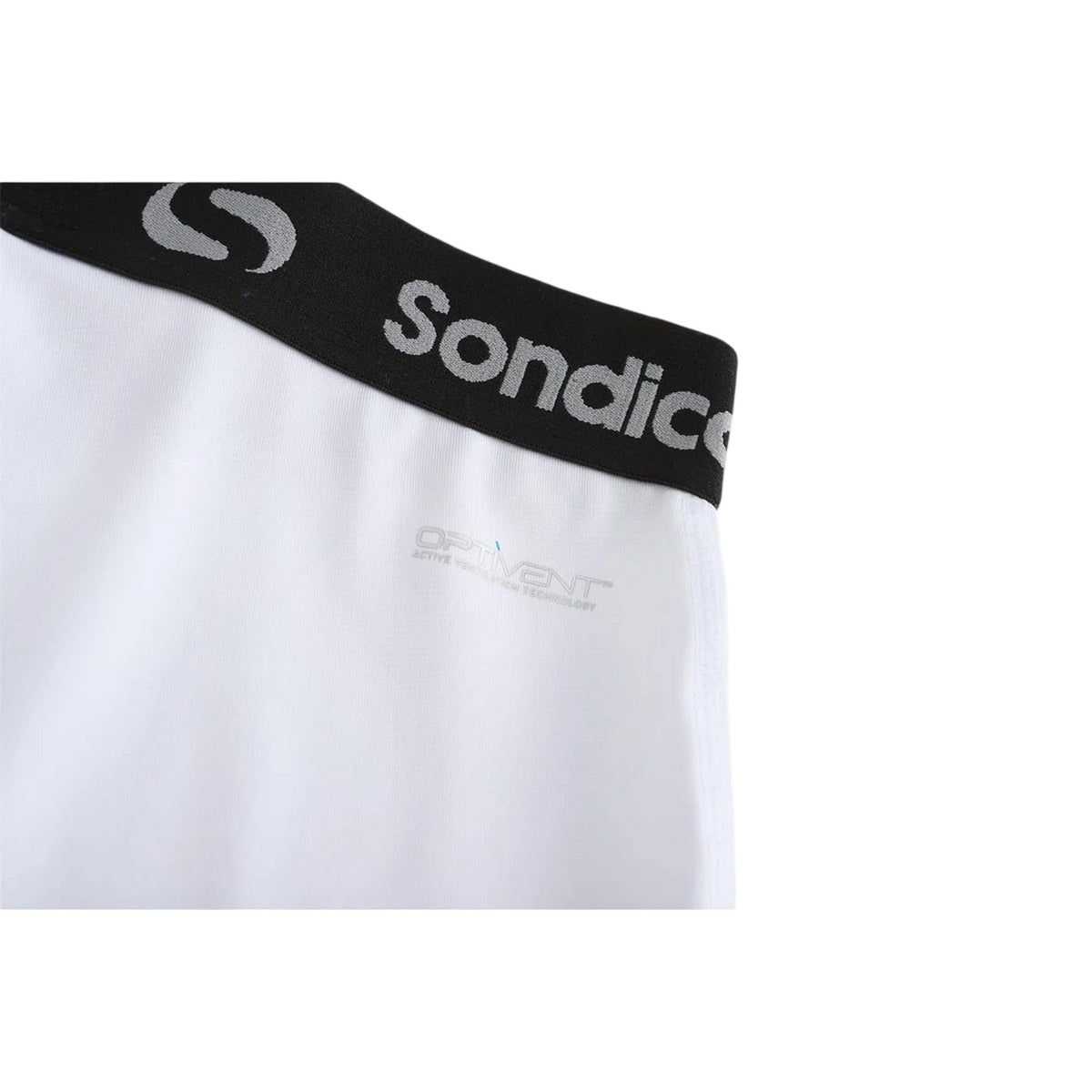 White - Side - Sondico Mens Core Tights