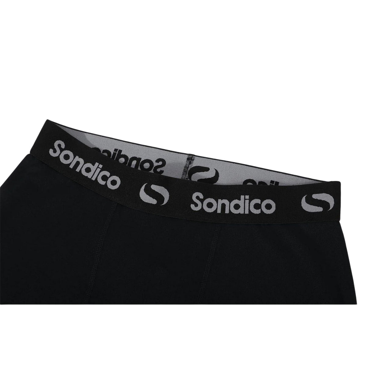 Black - Side - Sondico Mens Core Tights