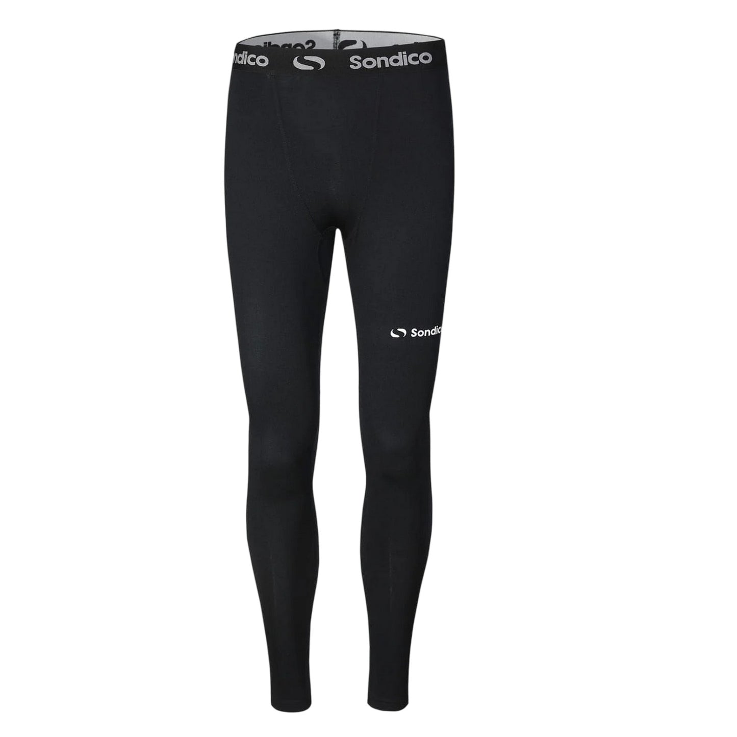 Black - Front - Sondico Mens Core Tights