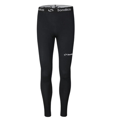 Black - Front - Sondico Mens Core Tights