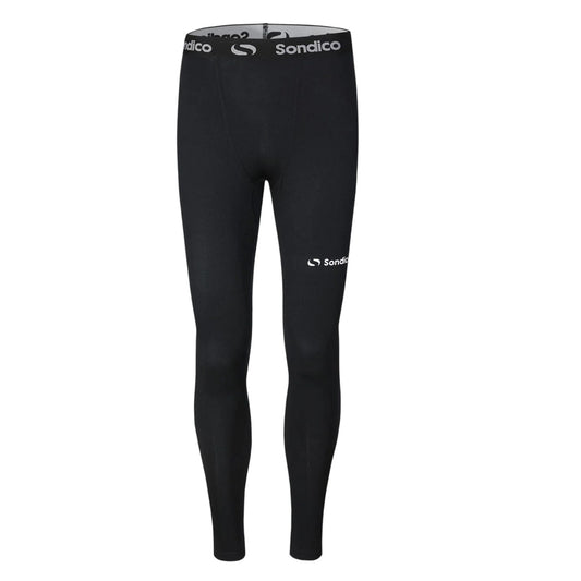 Black - Front - Sondico Mens Core Tights