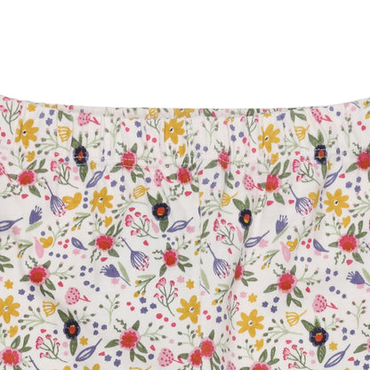 Floral-Multicoloured - Side - Lilly & Sid Baby Girls Leggings (Pack of 2)