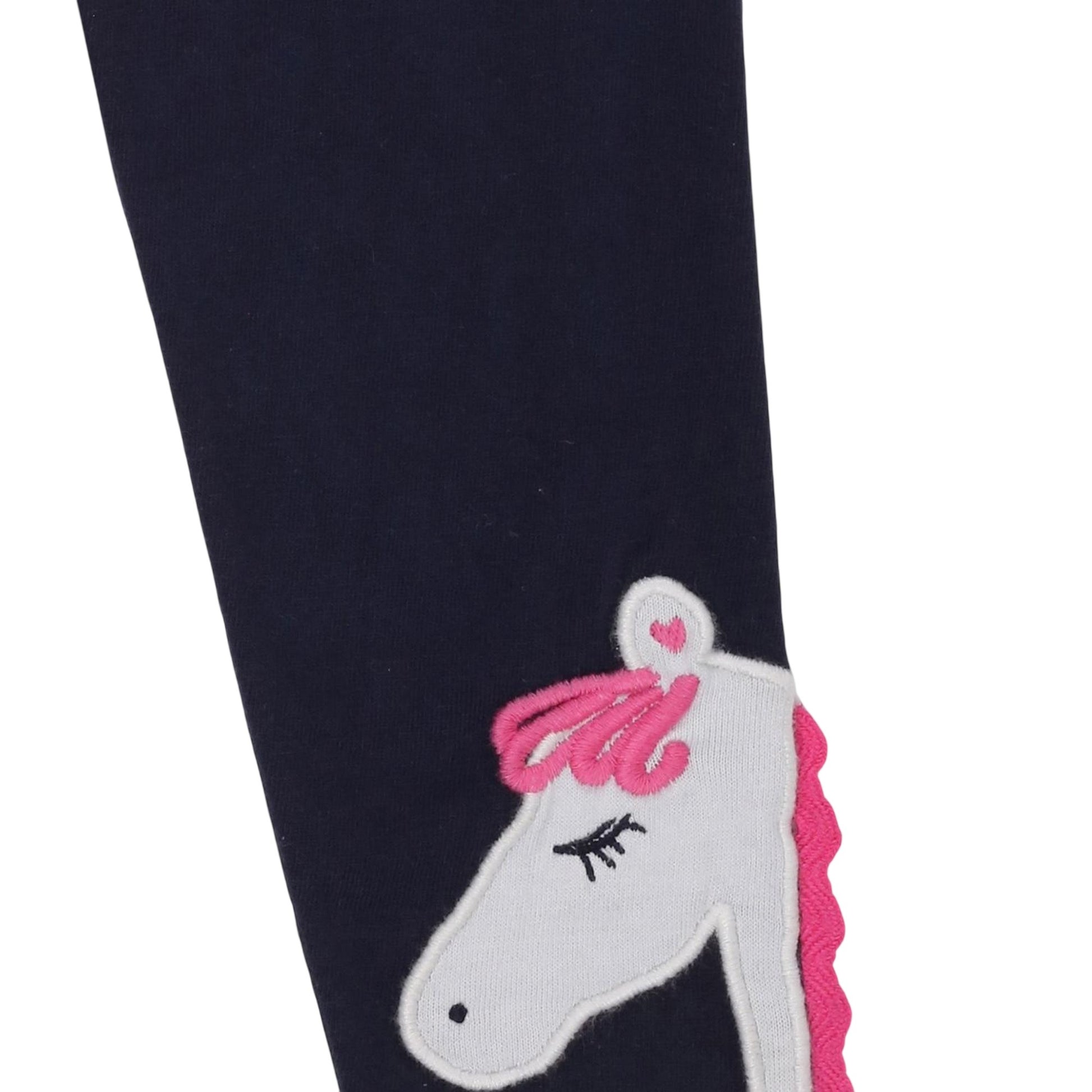 Floral-Multicoloured - Lifestyle - Lilly & Sid Baby Girls Leggings (Pack of 2)