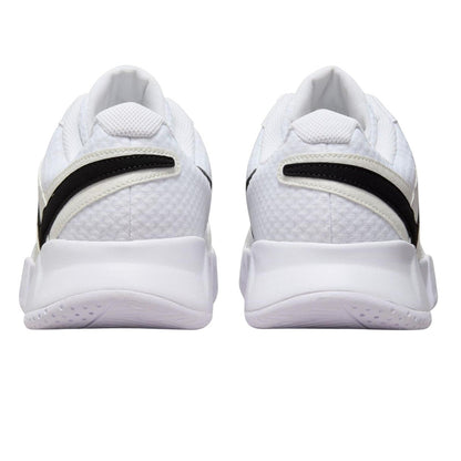 White-Black - Back - Nike Mens Court Lite 4 Tennis Shoes