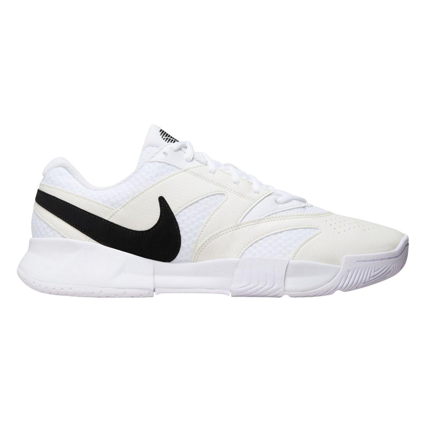 White-Black - Lifestyle - Nike Mens Court Lite 4 Tennis Shoes