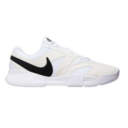 White-Black - Lifestyle - Nike Mens Court Lite 4 Tennis Shoes