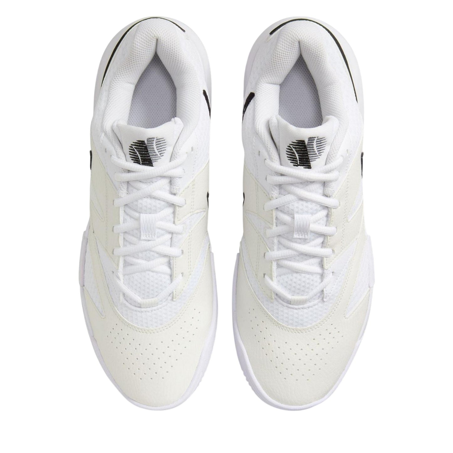 White-Black - Pack Shot - Nike Mens Court Lite 4 Tennis Shoes