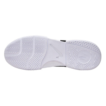 White-Black - Close up - Nike Mens Court Lite 4 Tennis Shoes