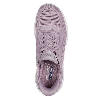 Lavender - Lifestyle - Skechers Womens-Ladies Bobs Squad Chaos Current Muse Trainers