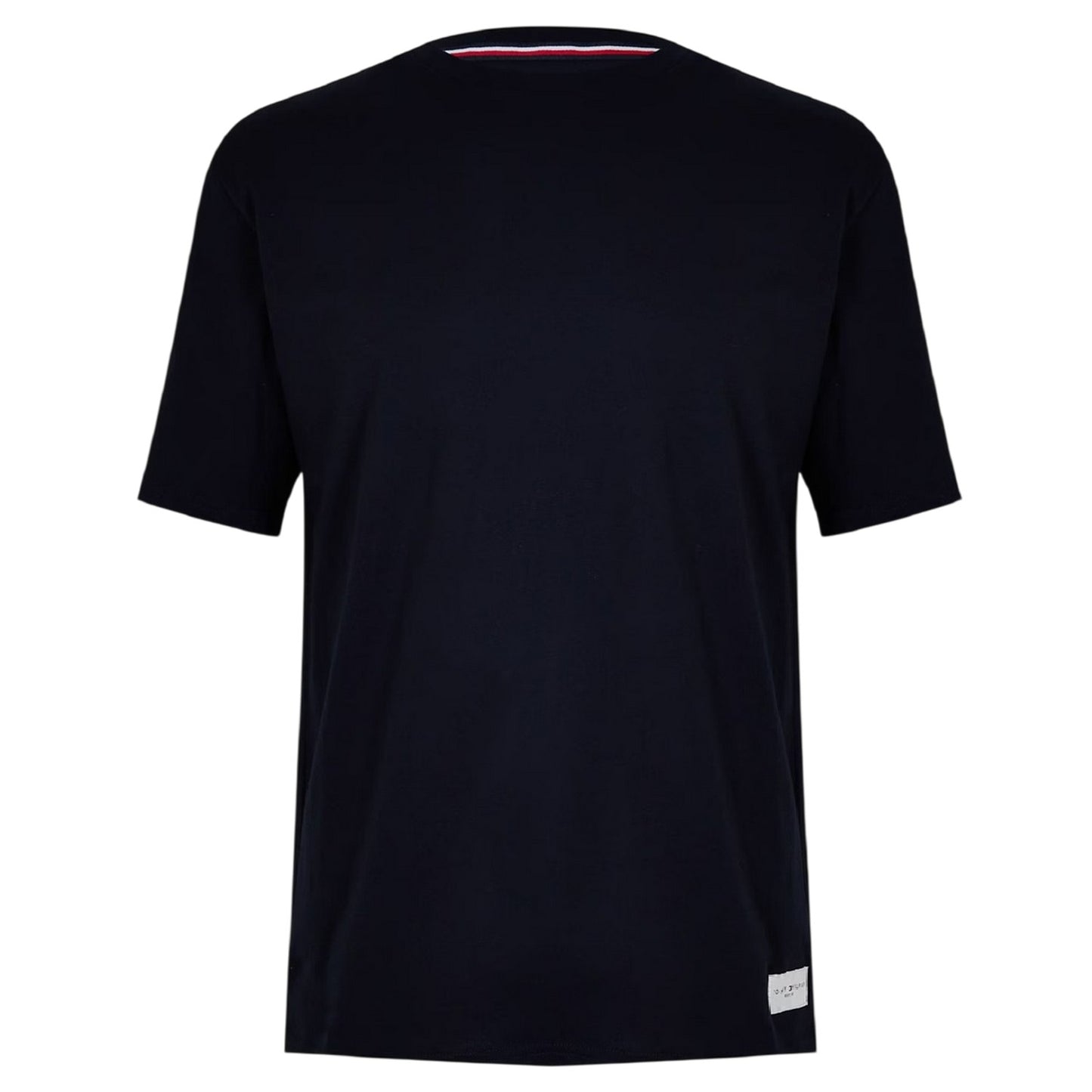 Desert Sky - Front - Tommy Hilfiger Mens Logo Regular Short-Sleeved T-Shirt