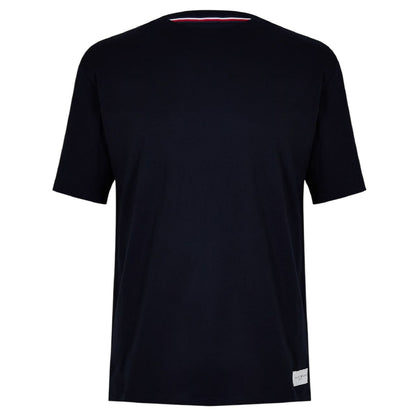 Desert Sky - Front - Tommy Hilfiger Mens Logo Regular Short-Sleeved T-Shirt