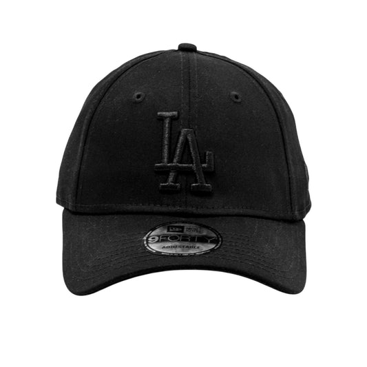 Triple Black - Front - New Era 9Forty LA Baseball Cap