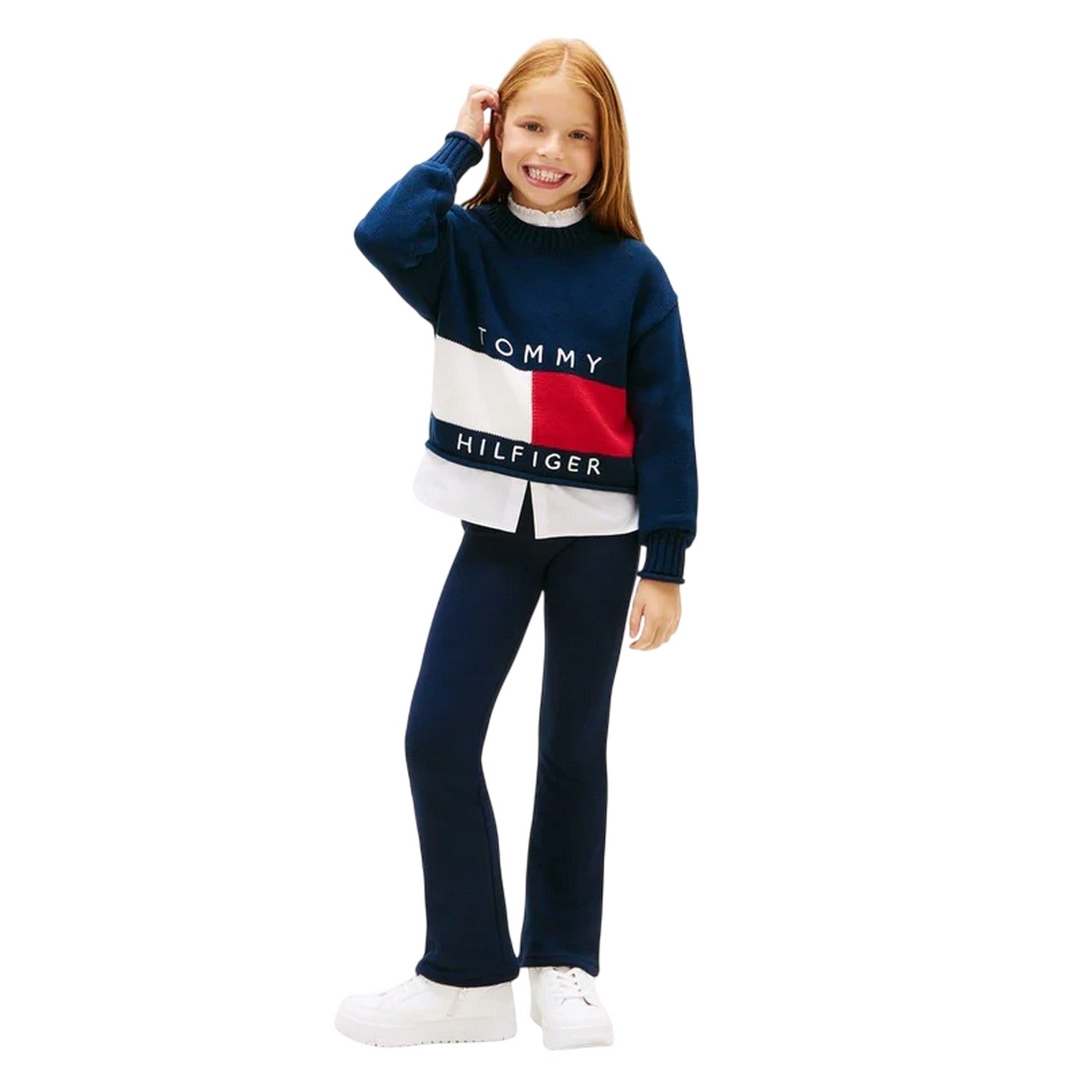 Heritage - Pack Shot - Tommy Hilfiger Girls Elasticated Leggings