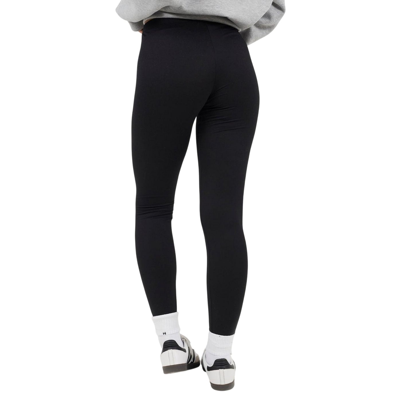 Black - Back - Brave Soul Womens-Ladies Polyester Plain Leggings