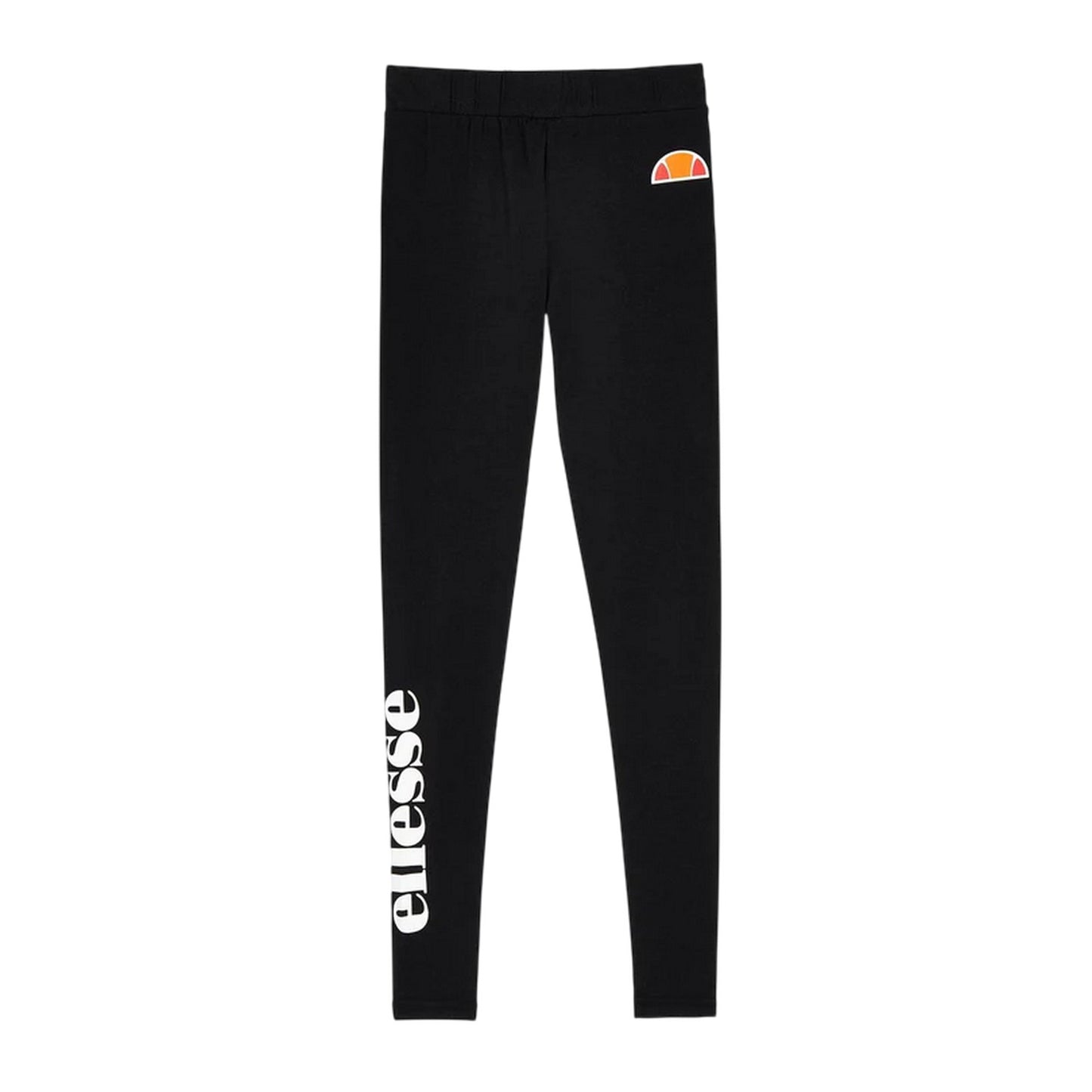 Anthracite - Front - Ellesse Womens-Ladies Cotton Vertical Logo Leggings
