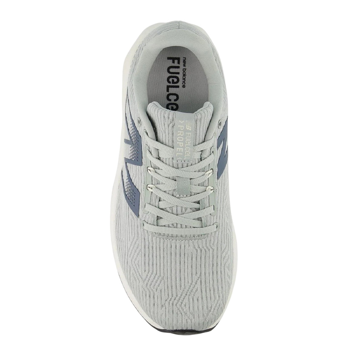 Grey - Side - New Balance Mens FuelCell Propel V5 Cushioned Shoes