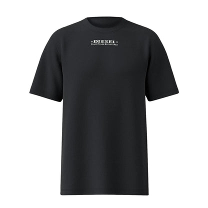 Black - Front - Diesel Mens Upside Down Back Print T-Shirt