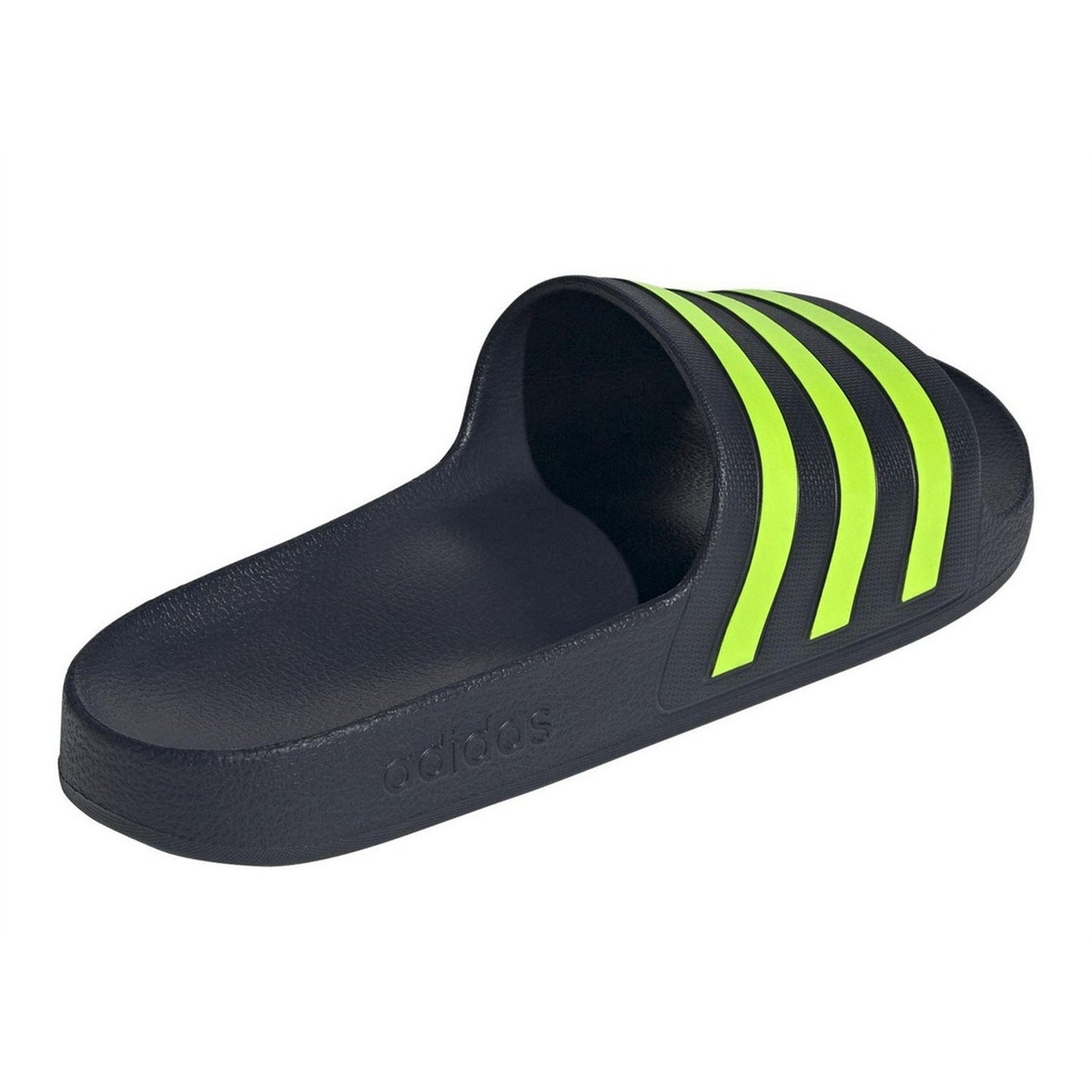 Legend Ink-Lucid Lemon - Back - Adidas Unisex Adult Adilette Aqua Slides