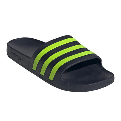 Legend Ink-Lucid Lemon - Pack Shot - Adidas Unisex Adult Adilette Aqua Slides