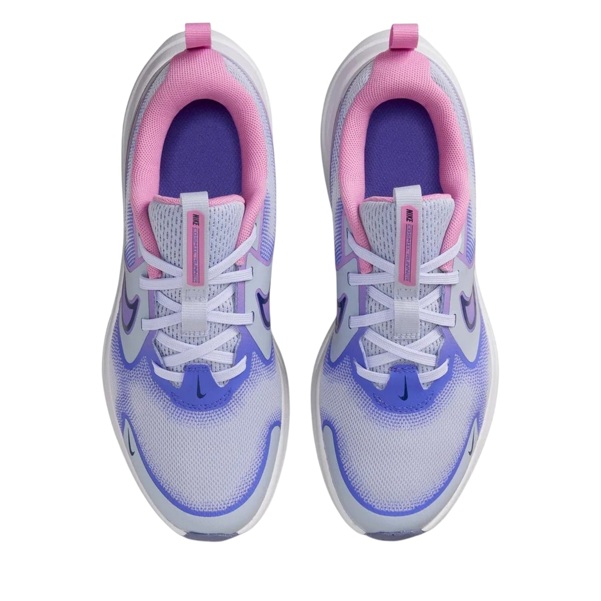 Ghost Grey-Pink - Side - Nike Childrens-Kids Swoosh Shoes