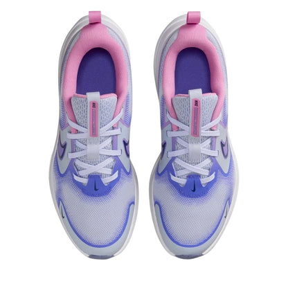 Ghost Grey-Pink - Side - Nike Childrens-Kids Swoosh Shoes