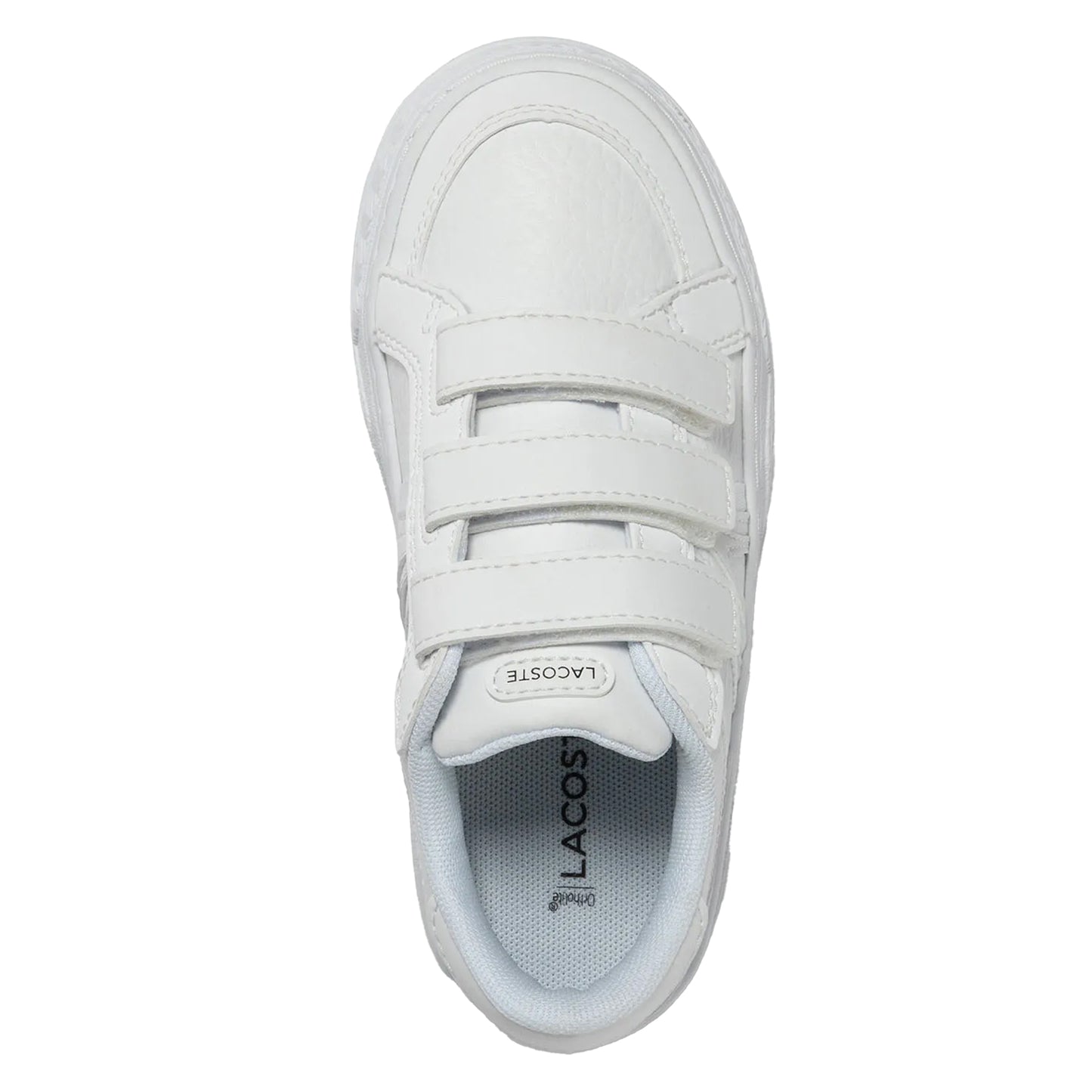 White - Back - Lacoste Childrens-Kids L001 Trainers